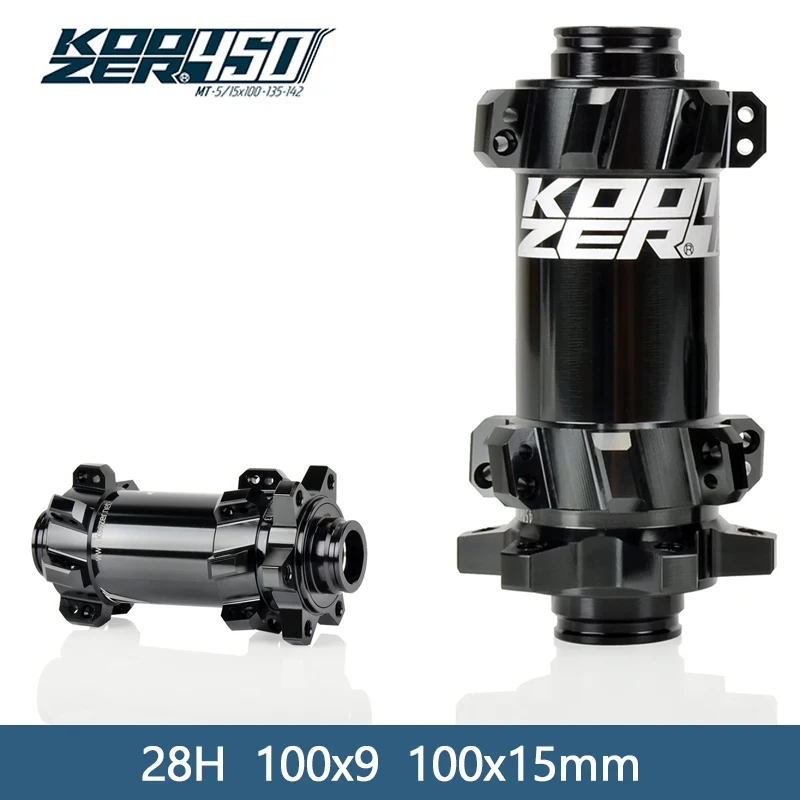 

Передняя втулка KOOZER — 5x100 мм QR и 15x100 мм, сквозная ось, 28 часов, прямые спицы, 6-болтовый ротор и двойные герметичные подшипники, детали велосипеда