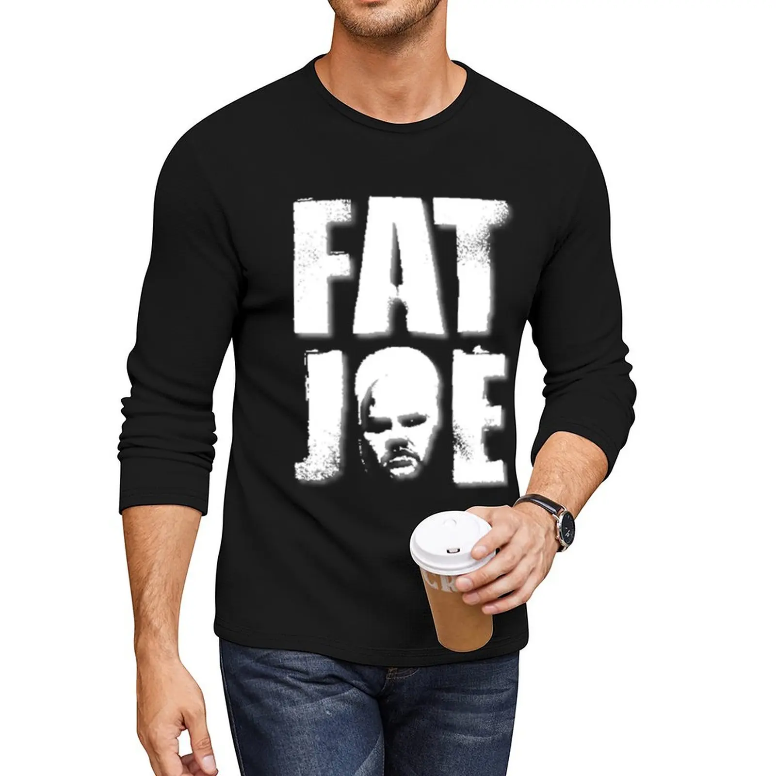 

Fat Joe Germany Rapper Long T-Shirt sweat shirt animal print shirt for boys mens t shirts casual stylish