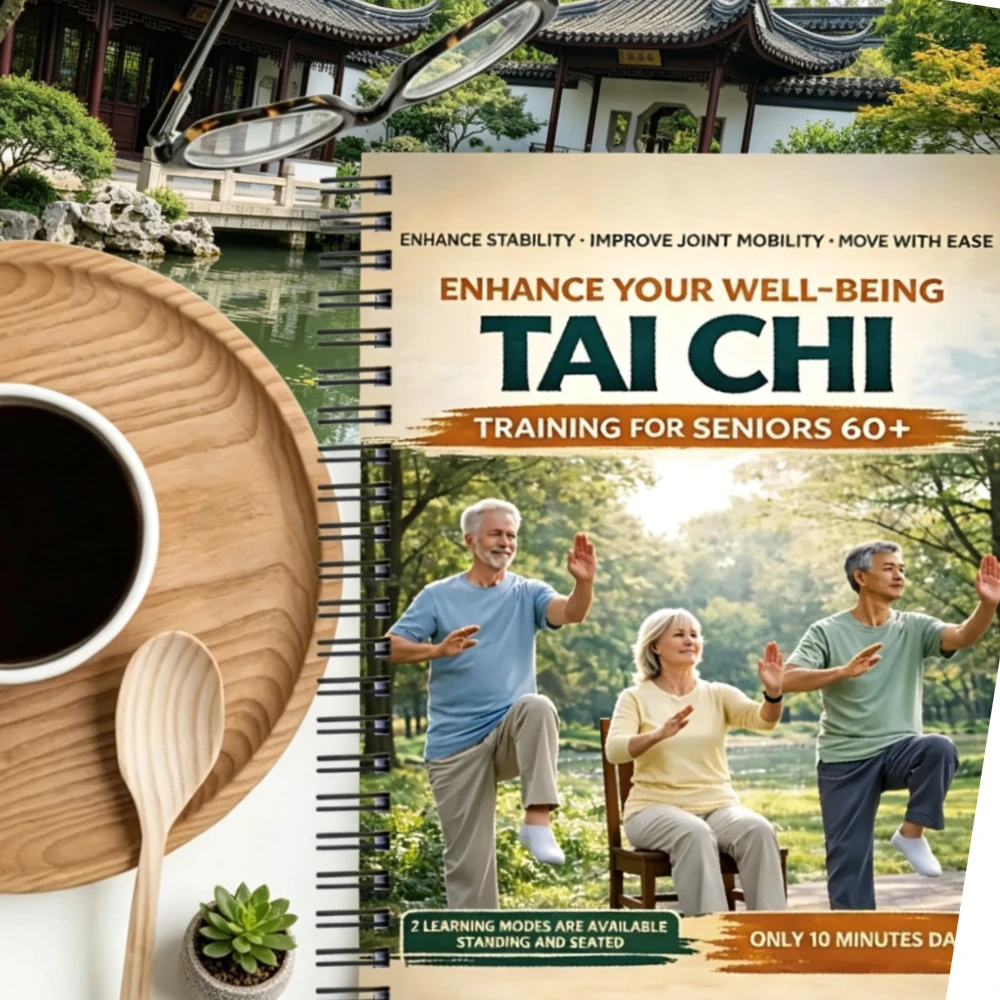 

28 Days Transformation Challenge Tai Chi For Seniors Only 10 Minutes Daily Tai Chi Walking Easy 4-week Program Book