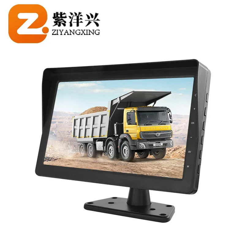 ZYX RTS High Quality 7 Inch/9 Inch/10.1 Inch Quad IPS AHD Car Monitor With 4 Channel Video Recording