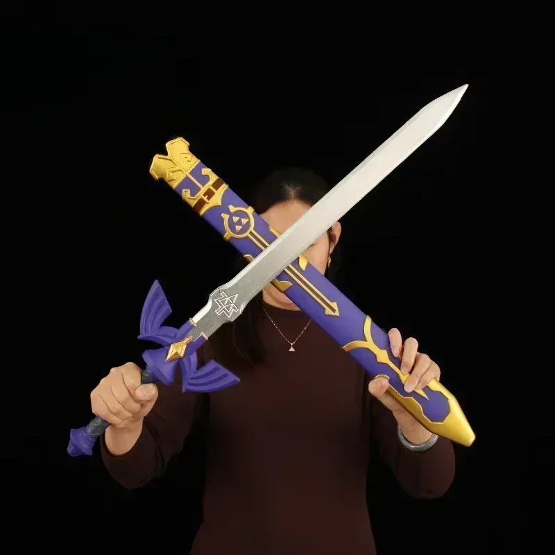 Espadas mestres de 80cm, a hemola, fantasia, escudo hylian, arma de espada samurai, modelo de adereços de cosplay, acessórios de coleção, presentes, brinquedos