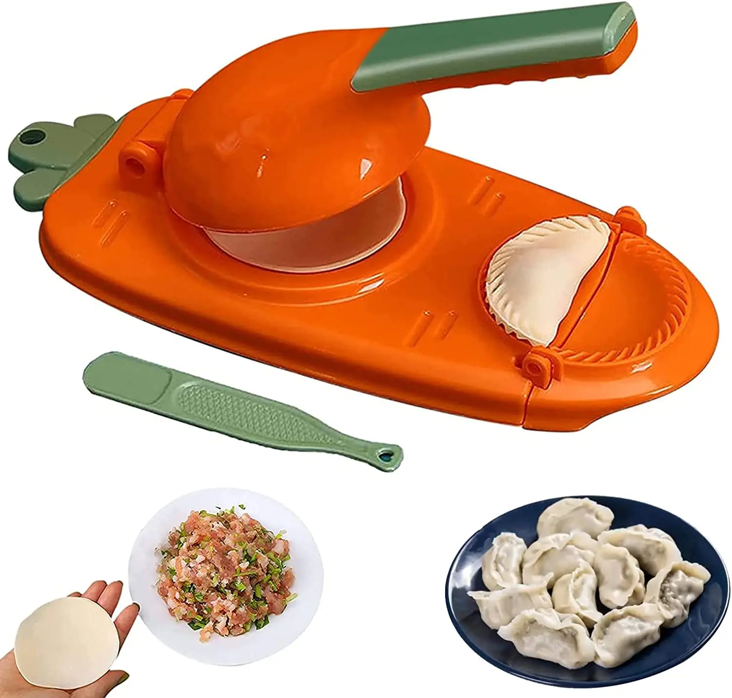 

2 In 1 Manual Tortilla Maker Dough Pressing Tool Dumpling Artifact Manual Dumpling Pressing Tool Dumpling Wrapper Making Mold