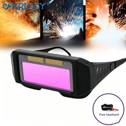 Automatic Dimming Welding Glasses Light Change Auto Darkening Anti- Eyes Shield Goggle for Welding Masks EyeGlasses Accessories