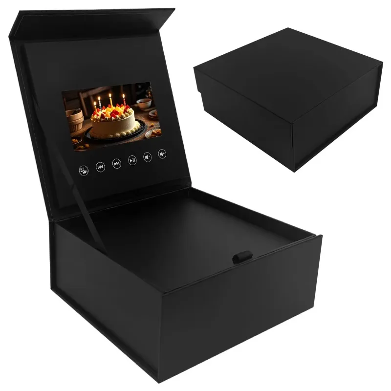 

Seller Customized 7-inch Packaging Demo LCD Screen Gift Box with Video Music Card Box Mobile Pentium 4 Boxes Gift Jewelry