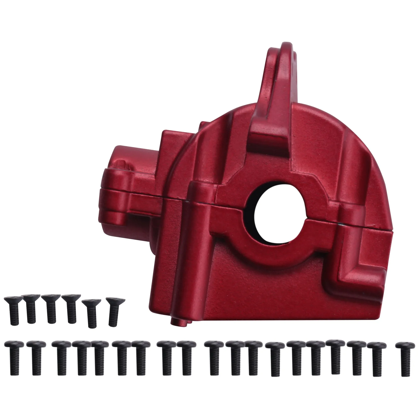 Metal Wave Box Gear Box Shell Cover Differential Housing 144001-1254 for Wltoys 144001 1/14 RC Car Parts,Red 1Pcs