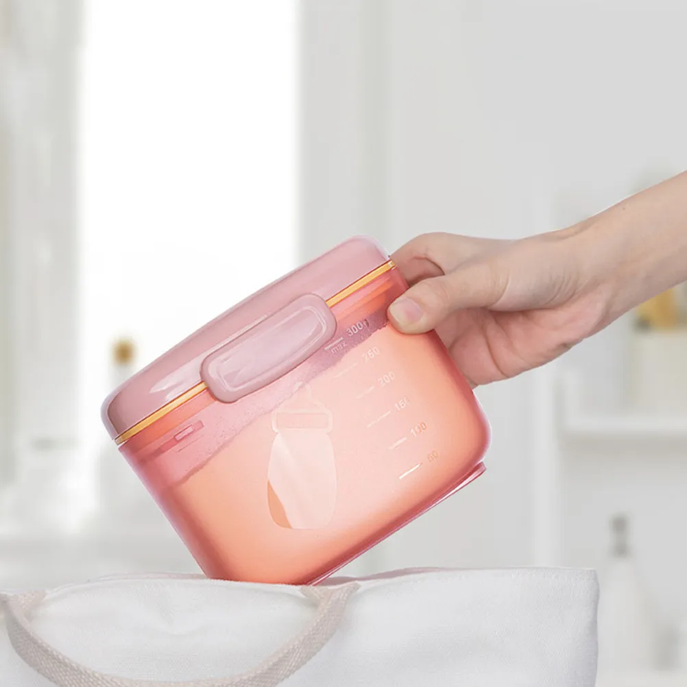 

Набор из 2-х герметичных контейнеров для детской смеси, компактный дозатор для молочной смеси, контейнер для еды на ходу (орехи, конфеты, фрукты)