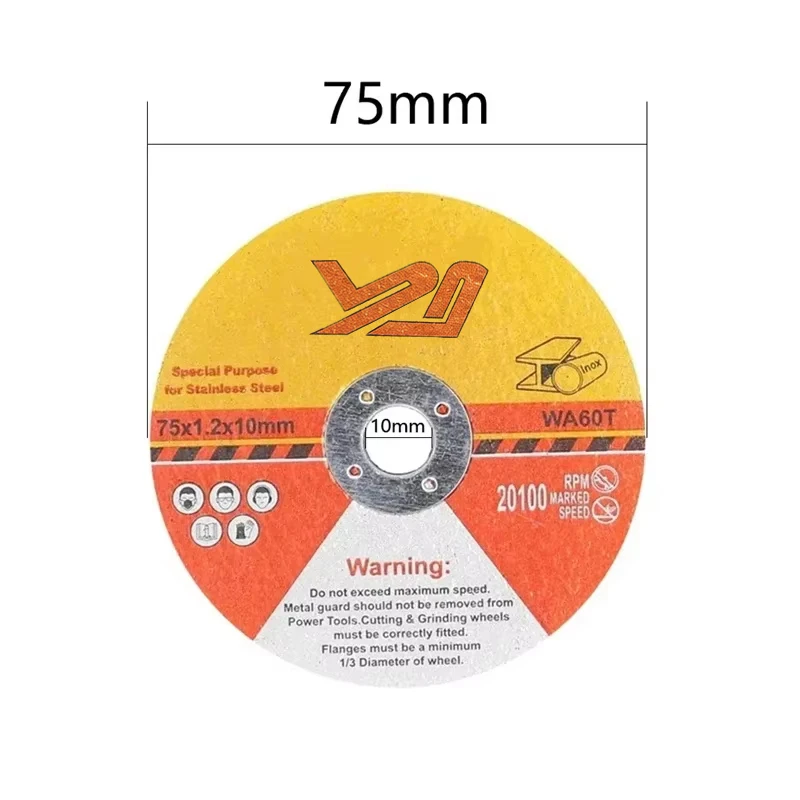 4PCS 75mm Cutting Disc,1.2mm Circular Saw Blade Grinding Wheel for Angle Grinder,Wood Steel Stone Metal Cutting Power Tool Parts - view 6