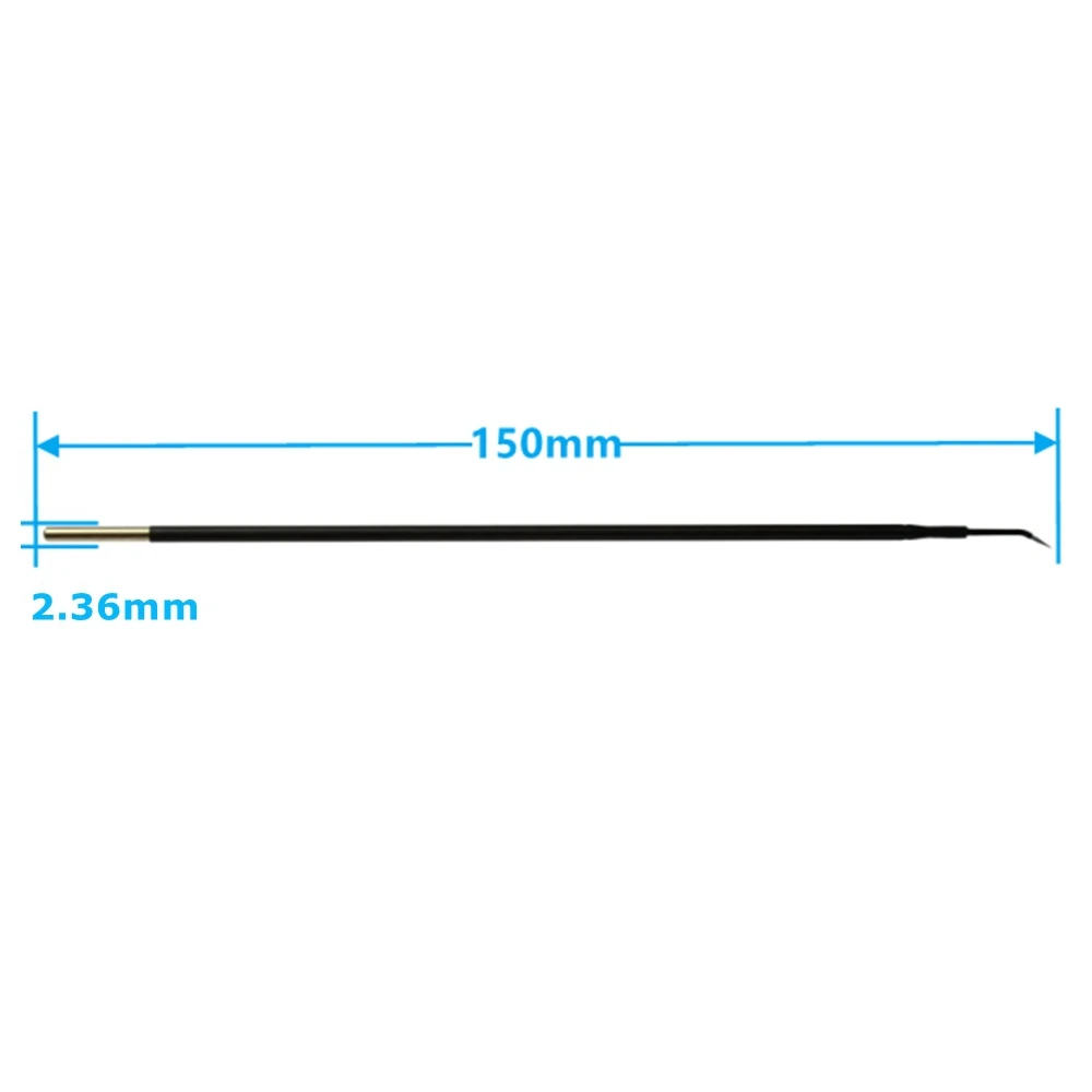 LD-1503N-45 5pcs reusable Wholesale Electrosurgical Curved needle electrode esu electro Surgical cautery pencil 150mm*2.36mm