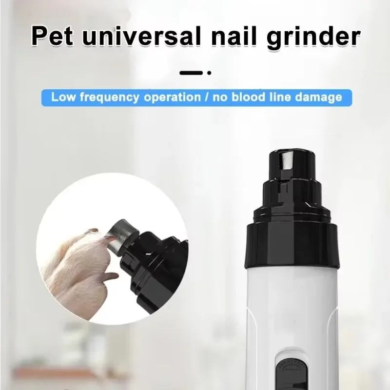 

Rechargeable USB Charging Electric Pet Nail Grinder LED Electric Nail Clipper for Dogs Portable Pet Nail Grinder Set