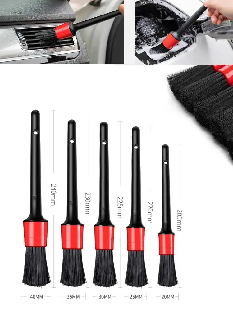 Car Interior Brush Car Cleaning Brush Kit Car Detailing Brush set Car Wash Brushes for Car Air Vent Wheel Rims Cleaning tools