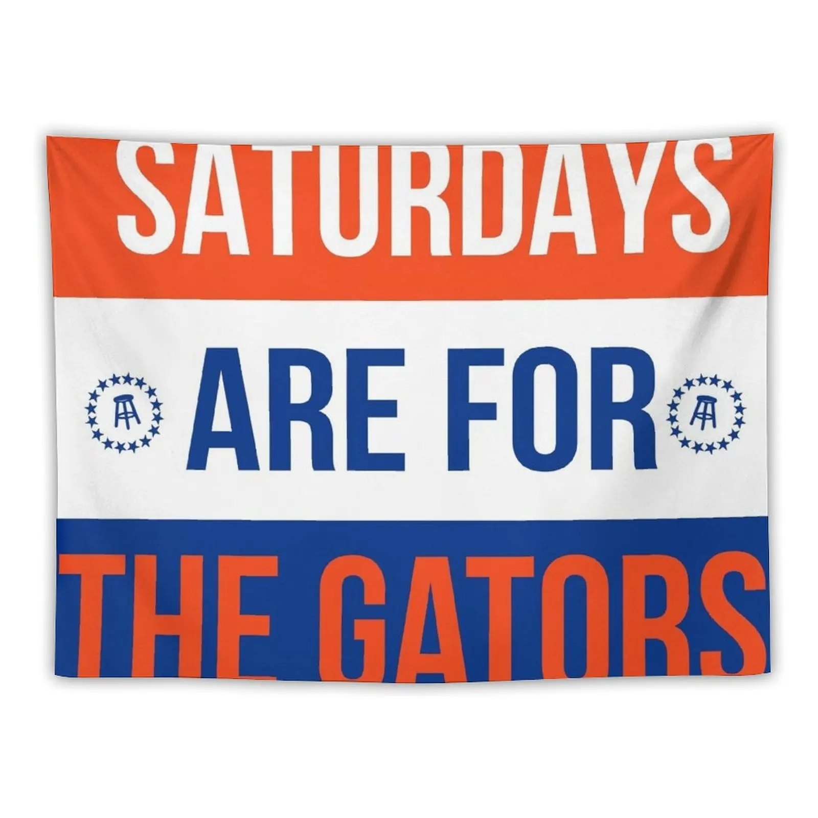 Saturdays are for the Gators Tapestry Decorative Wall Murals Cute Decor Christmas Decoration Wall Coverings Tapestry