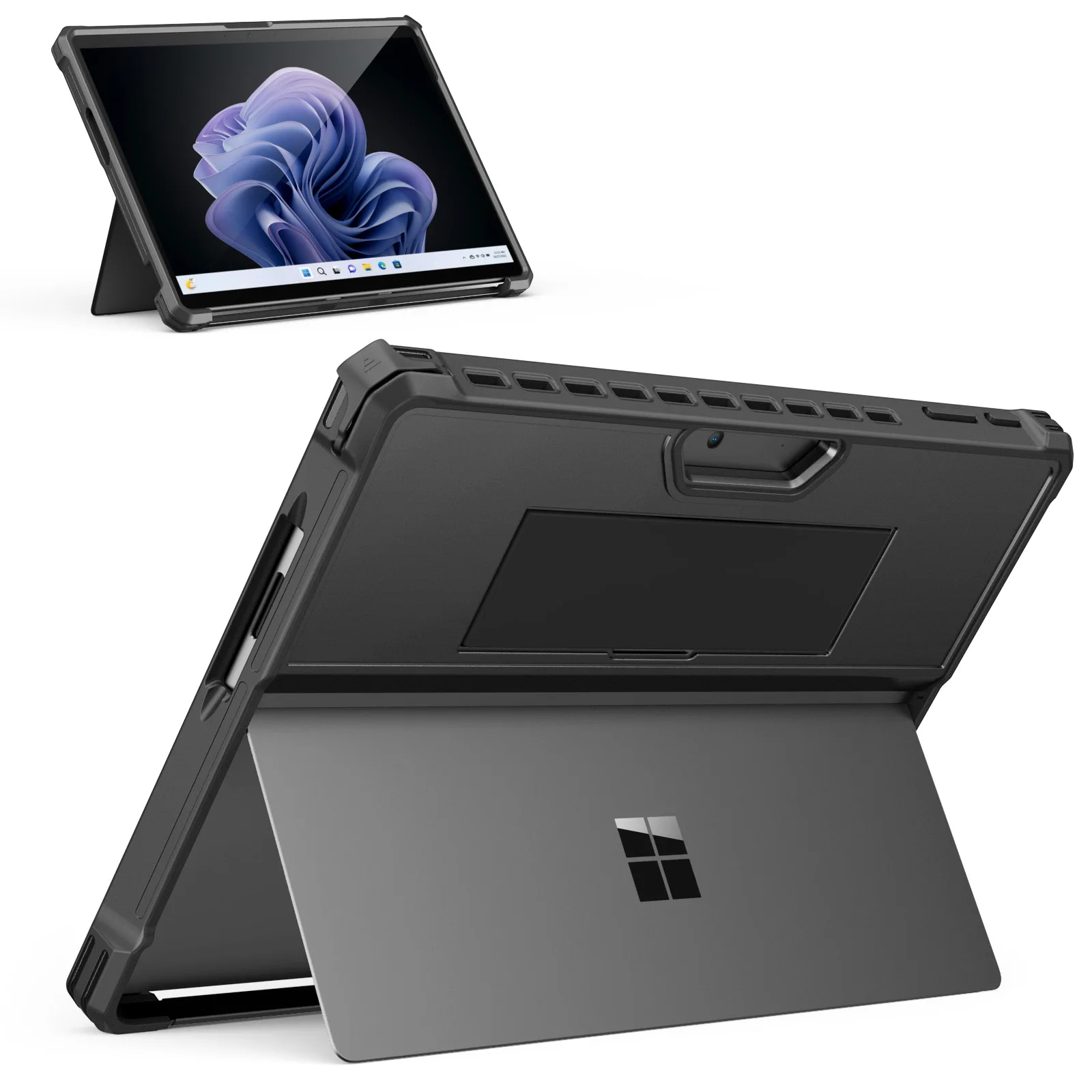 

Чехол для Microsoft Surface Pro 9 / Pro 9 5G 13 дюймов 2022 "все в одном Защитный Прочный чехол Чехол с ручным ремешком корпус для