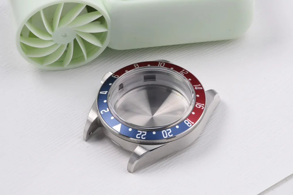 GMT-Uhrengehäuse, 200 m, 31,5 mm Zifferblatt, 316L-Edelstahl, Saphirglas, Taucheruhrengehäuse für NH34-Automatikwerk, Zubehör – Detail 5