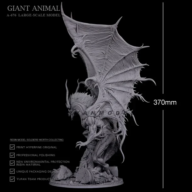 370MM Resin model kits resin figure DIY self-assembled A-676