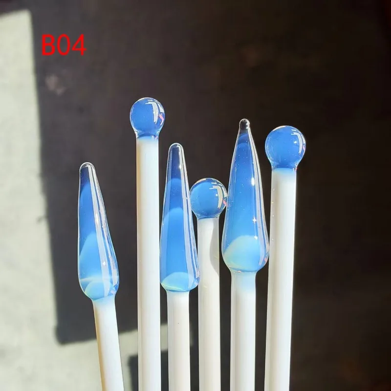 B04 B05 Light and Dark Ghost White, New High Borosilicate Color-changing Glass Rod Hard Material Quiet Colored Glass DIY
