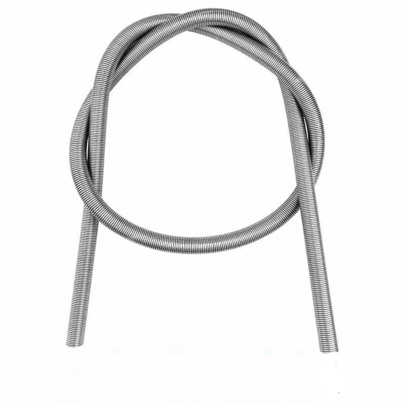 1PCS,Stainless Steel Long Flexible Steel Coil Tension Extension Spring,1mm Wire Diameter*(5-15)mm Out Diameter*1000mm Length