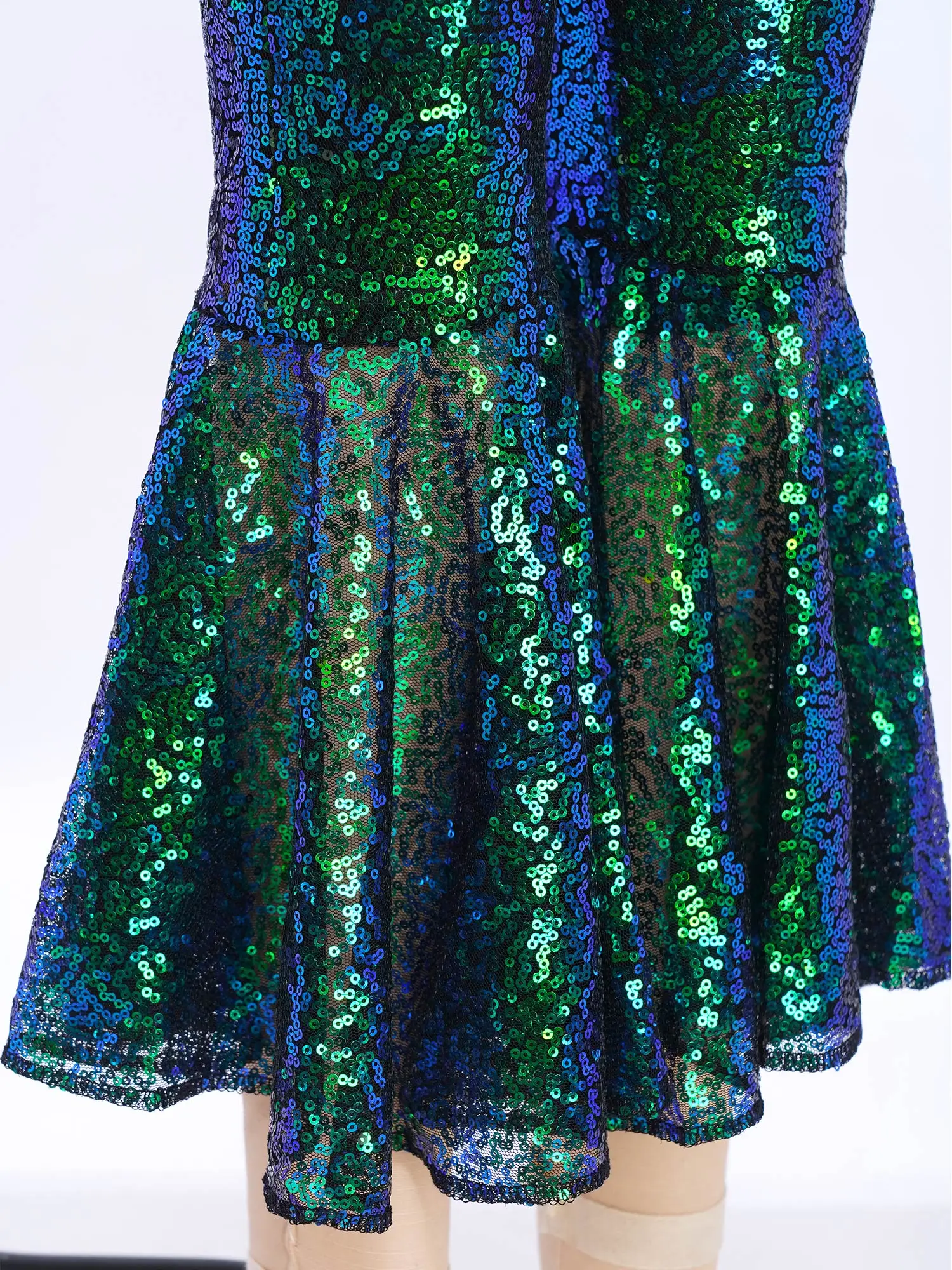 أطفال بنات لامعة ملابس رقص الجاز الزي الهيب هوب 70s خمر ديسكو الهبي زي تول الكشكشة الترتر المحاصيل الأعلى + جرس أسفل السراويل