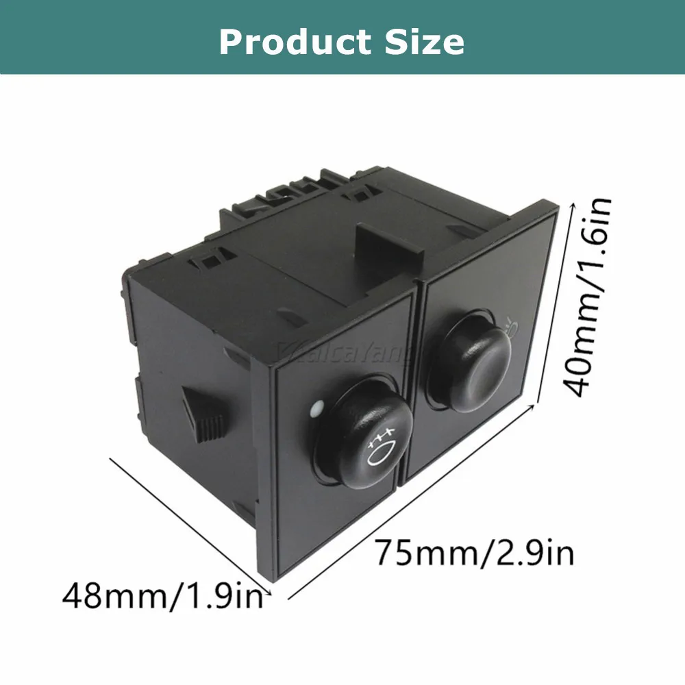 ل تشيفي أفالانش سيلفرادو سوبربان 1500 2500 تاهو 2003 2004 2005 2006 قطع غيار السيارات المصباح الضباب مصباح التحكم ضوء زر #5