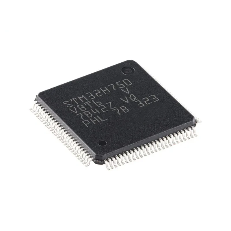 STM32H750VBT6 LQFP-100 STM32H750 STM32 H750VB H750VBT ARM Cortex-M7 32-bit Microcontroller MCU Chip IC Controller