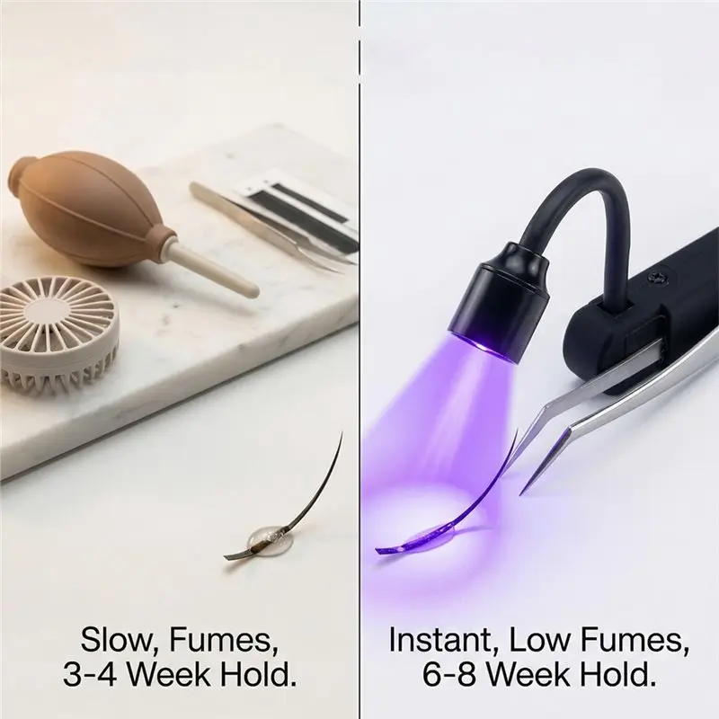AB68 Lash Tweezers Lamp With 1W LED Light, Portable Bendable Hose Design 180 Degree Rotation Adjustment For Eyelash Extension