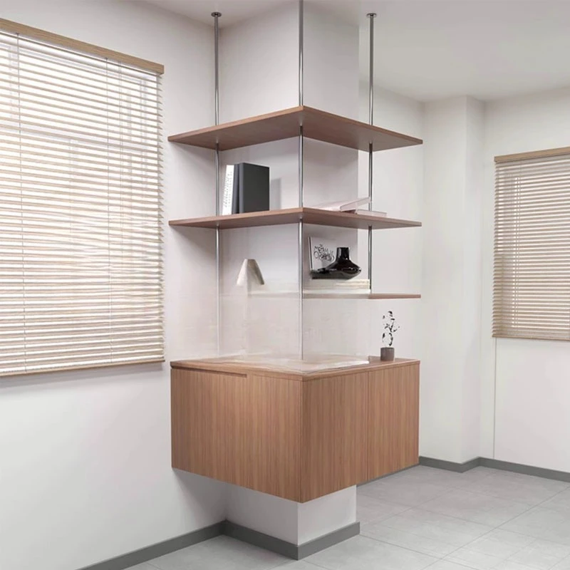 

Generation of simple creativity, stainless steel multi-layer bookshelf