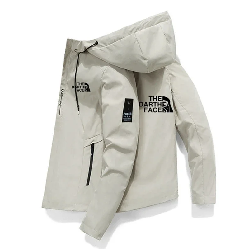 Мужская ветрозащитная Куртка North Face, повседневная Рабочая куртка в Корейском стиле, Спортивная модная верхняя одежда для мужчин, весна-осень 2024