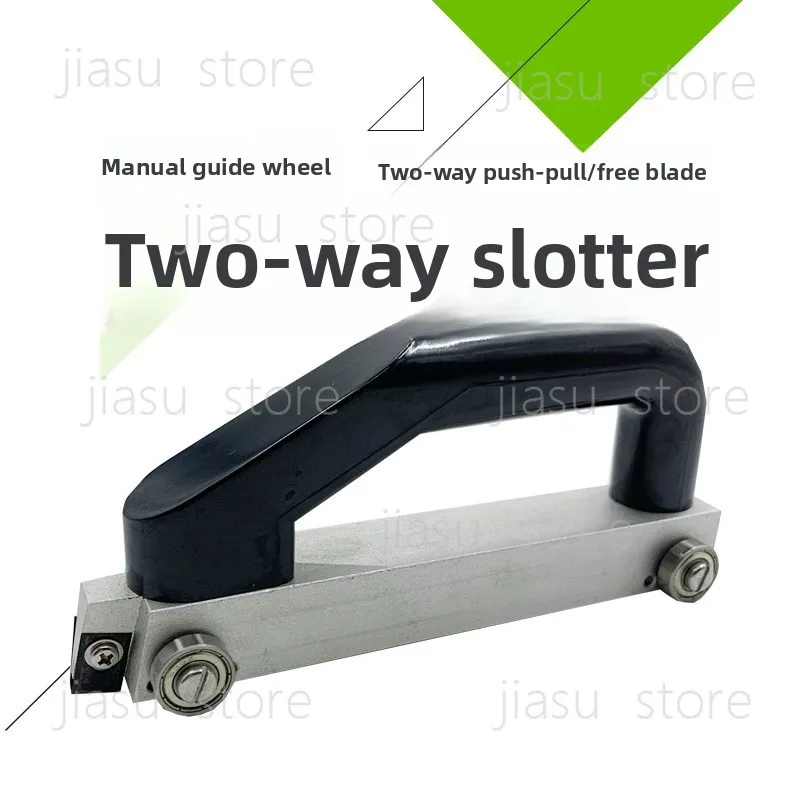 

Manual PVC Flooring Groover Two-Way Slotted Tool with Guide Wheel U-Groove Cutter for Flooring Installation