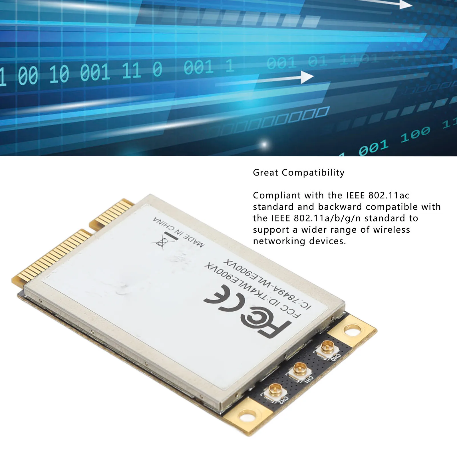 

Dual Band WIFI Module WIFI Module Industrial Dual Band for QCA9880 Chip 3×3 MIMO Wireless WiFi Module Board WiFi Laptop Module