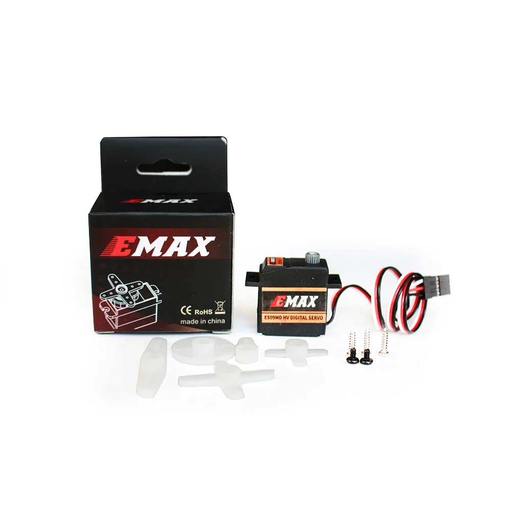 EMAX HV 메탈 기어 디지털 서보, RC 자동차 트럭 로봇 업그레이드 부품, ES09MD, 13.5G, 21T 서보