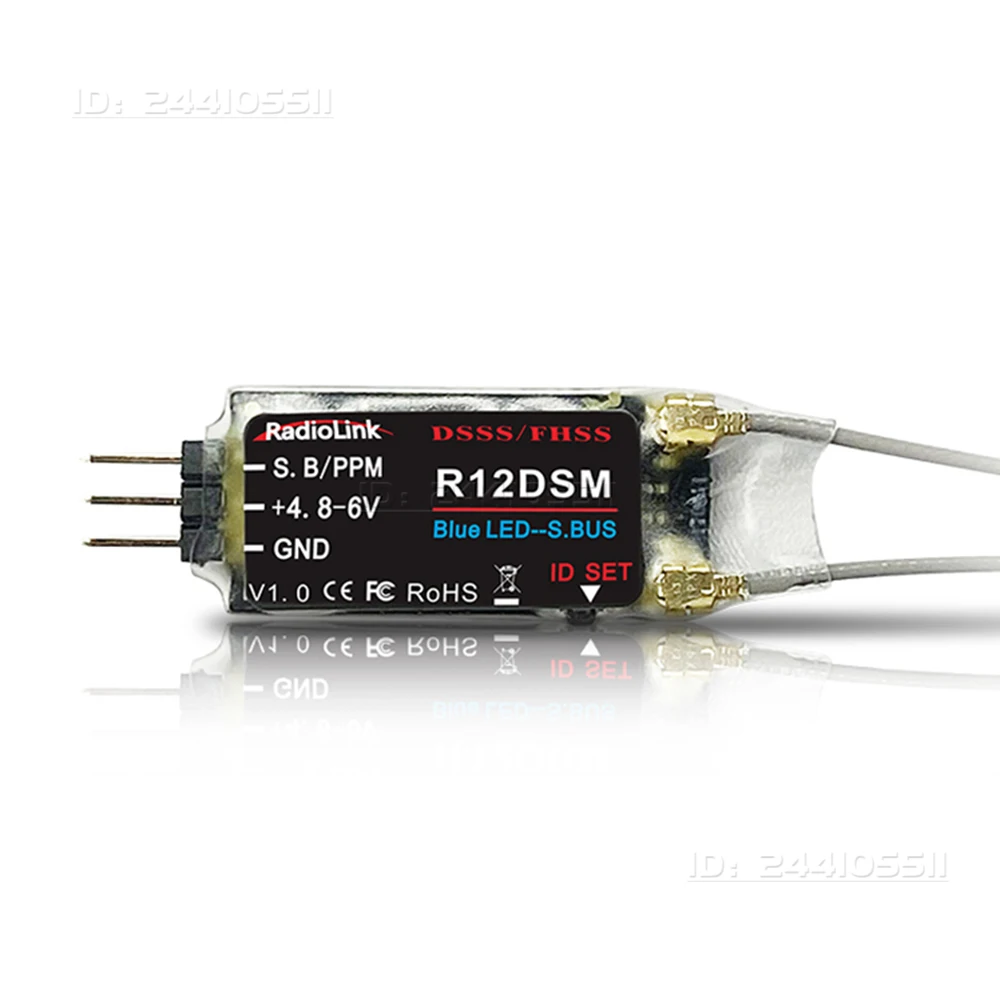 RadioLink R6DS R6DSM R9DS R12DS R12DSM R12DSE 6/9/10/12CH 2,4G Empfänger für AT10II/AT10/AT9S Pro/AT9S/AT9 RC Auto Roboter Drone