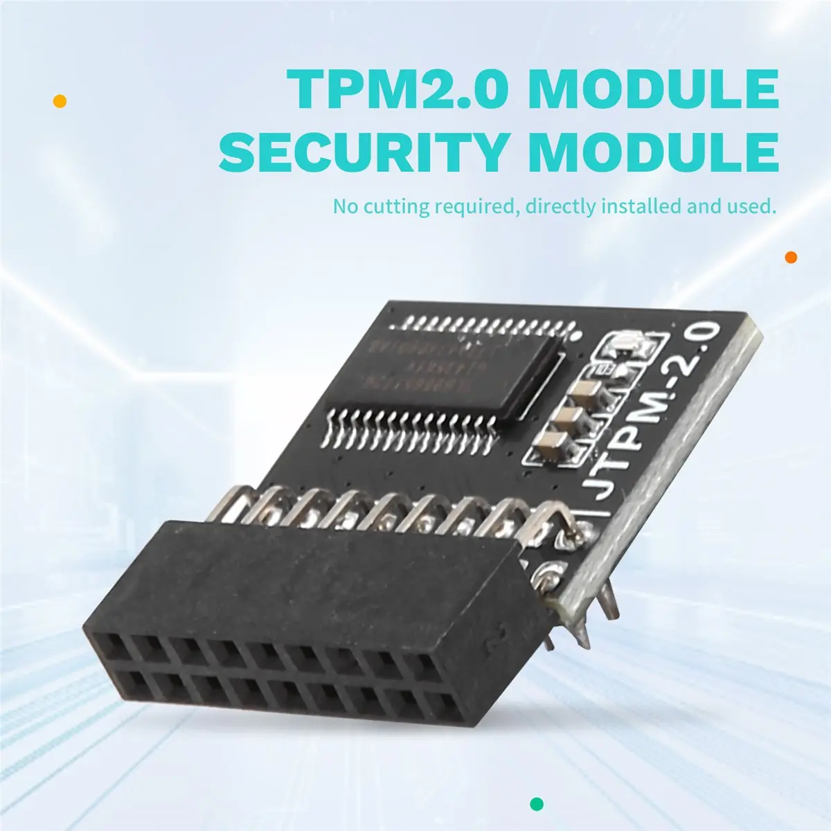 

Модуль TPM2.0 для 18-контактного модуля безопасности LPC TPM Модуль LPC для материнской платы для модуля Win11