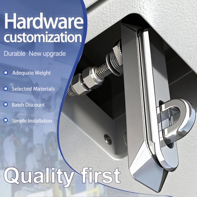 Zinc Alloy Flat Lock Is Suitable For Industrial Machinery Equipment Shells And Machinery Equipment Cabinets