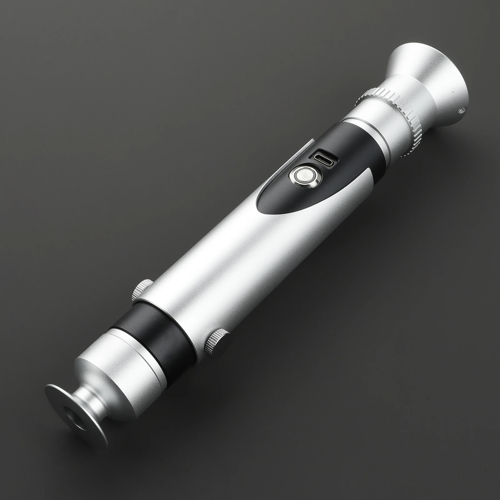 DamienSaber Xeno3.0 Pixel Lightsaber Sensitive Smooth Swing Light Saber Force Heavy Dueling Blade Metal Hilt with 34 Sound Fonts