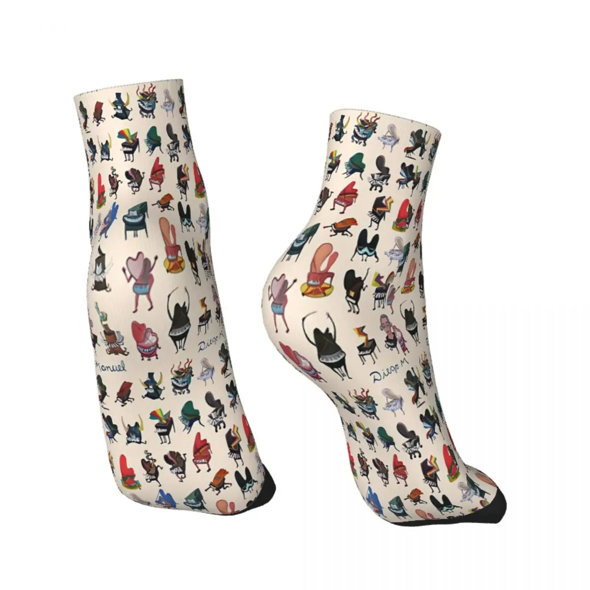 Pianos Pop Art Ankle Socks Male Mens Women Winter Stockings Polyester