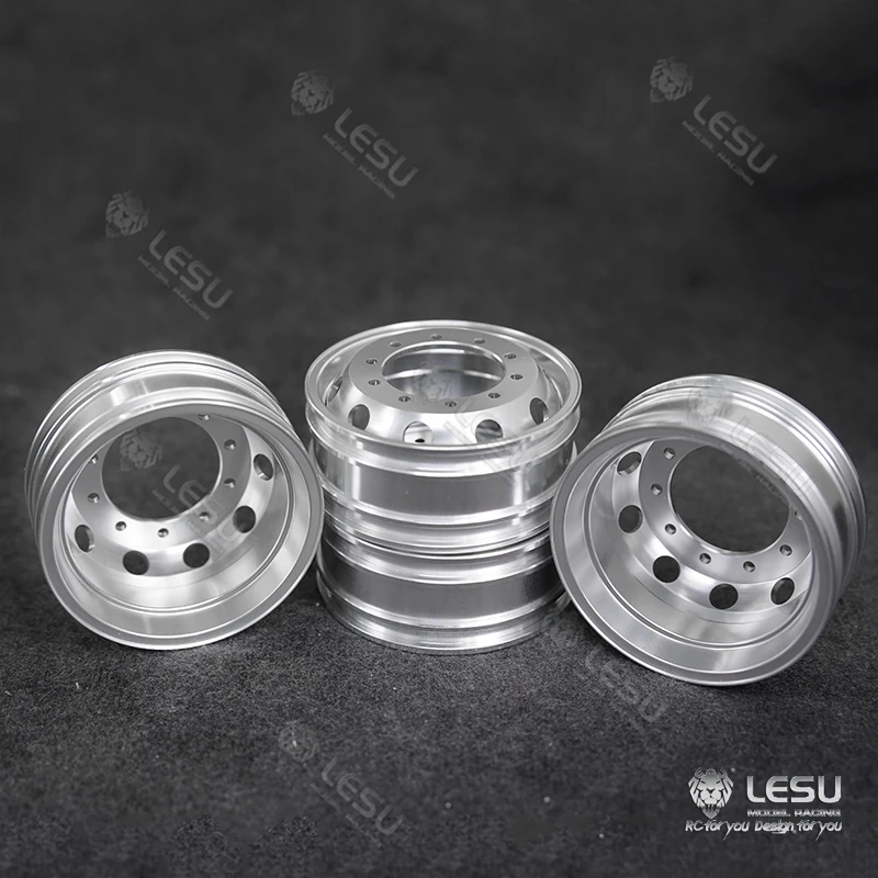 Metal Dual Rear Hub for 1/14 LESU Wheel Reduction Axles RC Tractor Truck Hydraulic Dumper Electric Cars Vehicles Toys for Adults