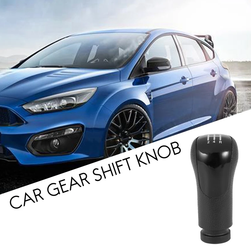 Car 5-Speed Gear Shift Knob Shifter Lever Handball For Ford Fiesta Fusion Transit Connect 2S6R7217AC 1151765