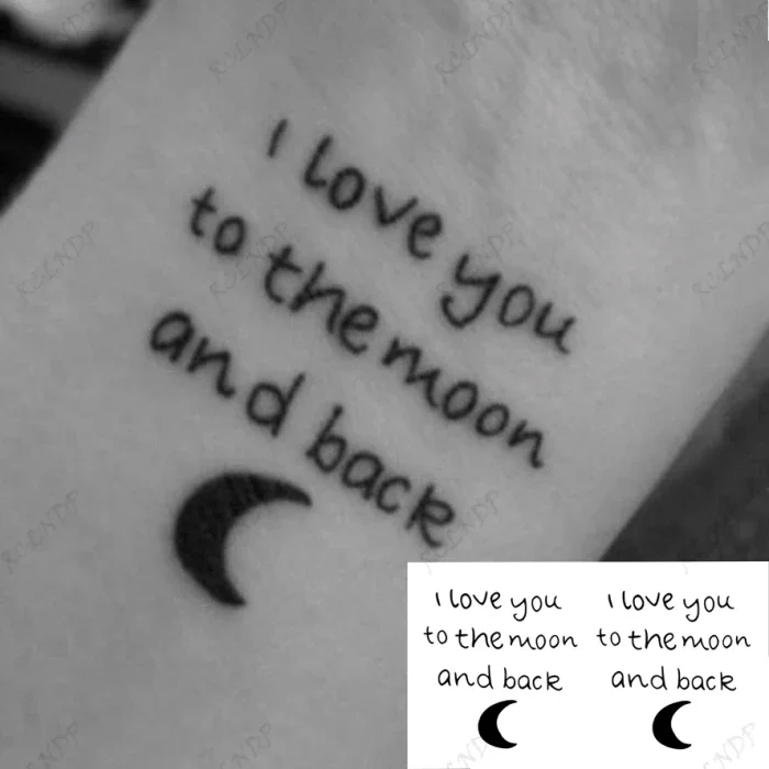 ملصق وشم مؤقت مضاد للمياه كابيتال إنجليزي حروف أبجدية وشم كلمة A-O P-Z ملصقات وشم فلاش وشم مزيف