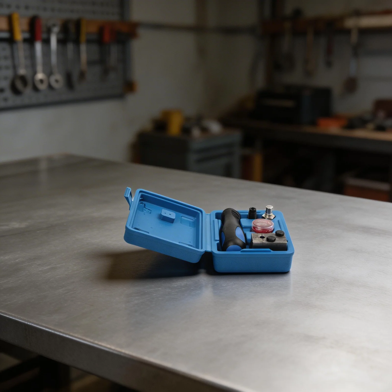 

Набор инструментов для двойной фальцовки трубок 3/16 дюйма для ремонта автомобильных тормозных магистралей: компактный и прочный для длительного использования и точной фальцовки тормозных трубок