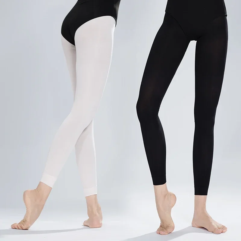Collants de ventre 60D pour femmes, bas de danse sans pieds, collants pour filles, Leggings de Ballet latin, collants de gymnastique
