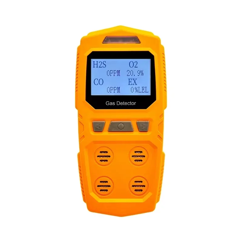 B68C Hazardous Gas Meter 4 In 1 Portable Handheld Gas Detector Combustible And Toxic O2 CO H2S Analyzer