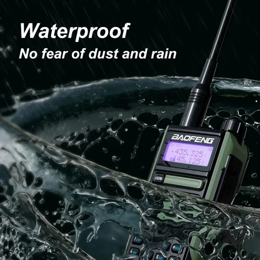 BAOFENG UV16Pro V2 50KM CB Ham Radio Station Two Way Amateur VHF Powerful 10Watts UV16 Walkie Talkie Hunting Radios