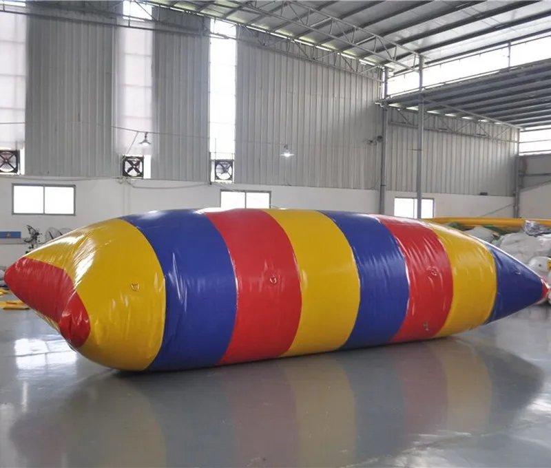 Free Shipping 6x2m 0.9mm Inflatable Water Pillow Water Blob Jump Inflatable Water Blob for Sale Free A Pump