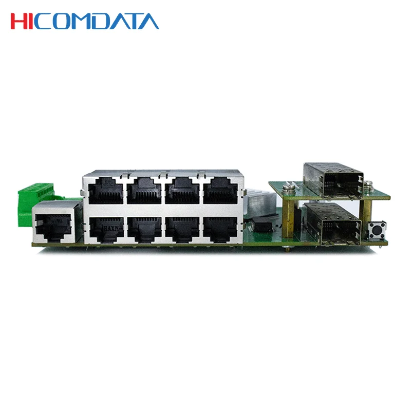 L2 Network Managed Industrial Grade 2-Optical 8-Electric Gigabit Upgrade_SFP-PCBA, PCBA Board, Gigabit Switch, SC 20km