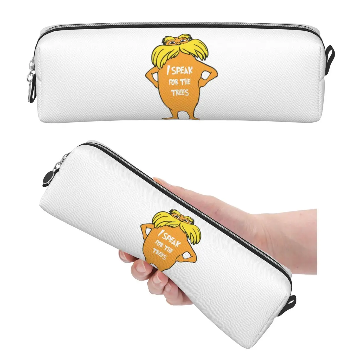 Lorax I Speak For The Trees - Estuches para lápices para estudiantes, caja para lápices, bolsa para lápices con gran capacidad de almacenamiento, estuche para lápices, papelería