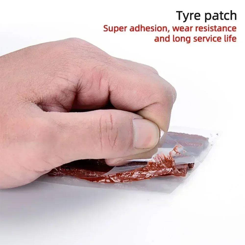 Motorcycle Tire Repair Kit Car Puncture Repair Tool Tire Puncture Emergency Tool Glue Stirring Repair Kit