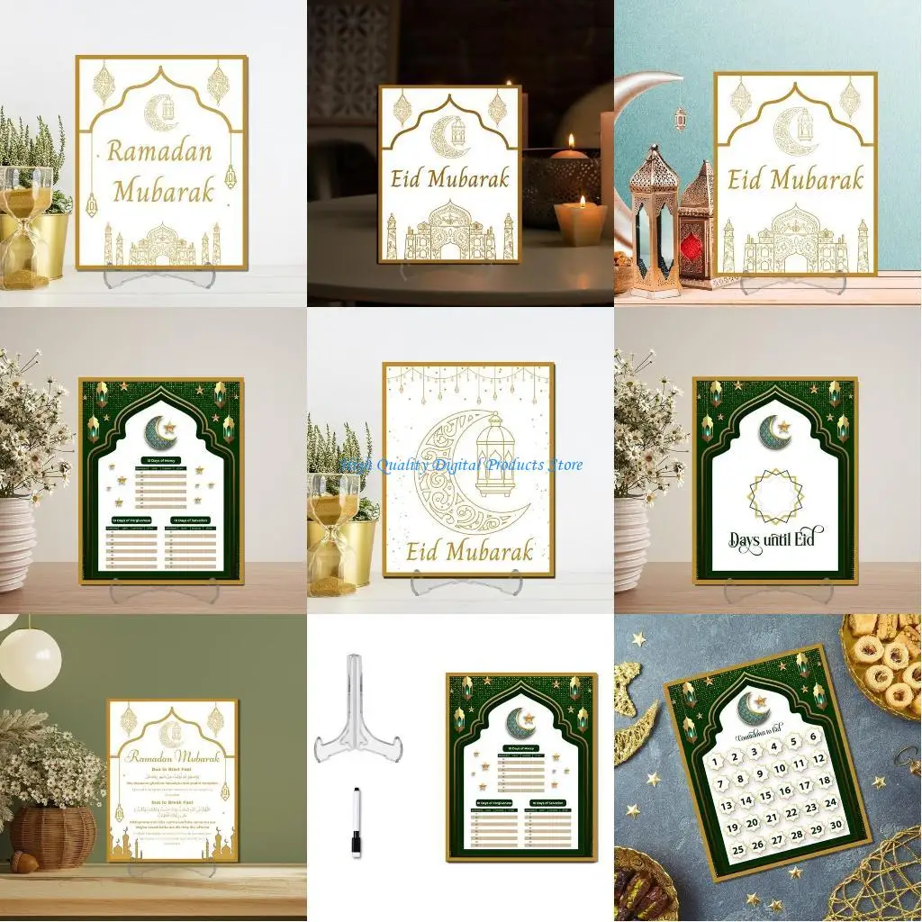 

U2JE Acrylic Board Craft DIY Table Decoration Ornament for Home Ornament Kids Gifts