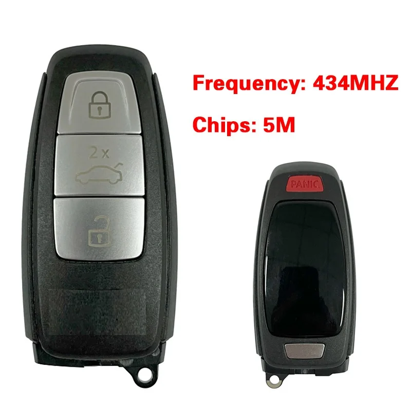 

CN008196 Original Blank Key ID FF 434 MHz 5M Chip 4 Button for A8 2017-2021 MLB Smart Key Remote Fit VVDI & KYDZ