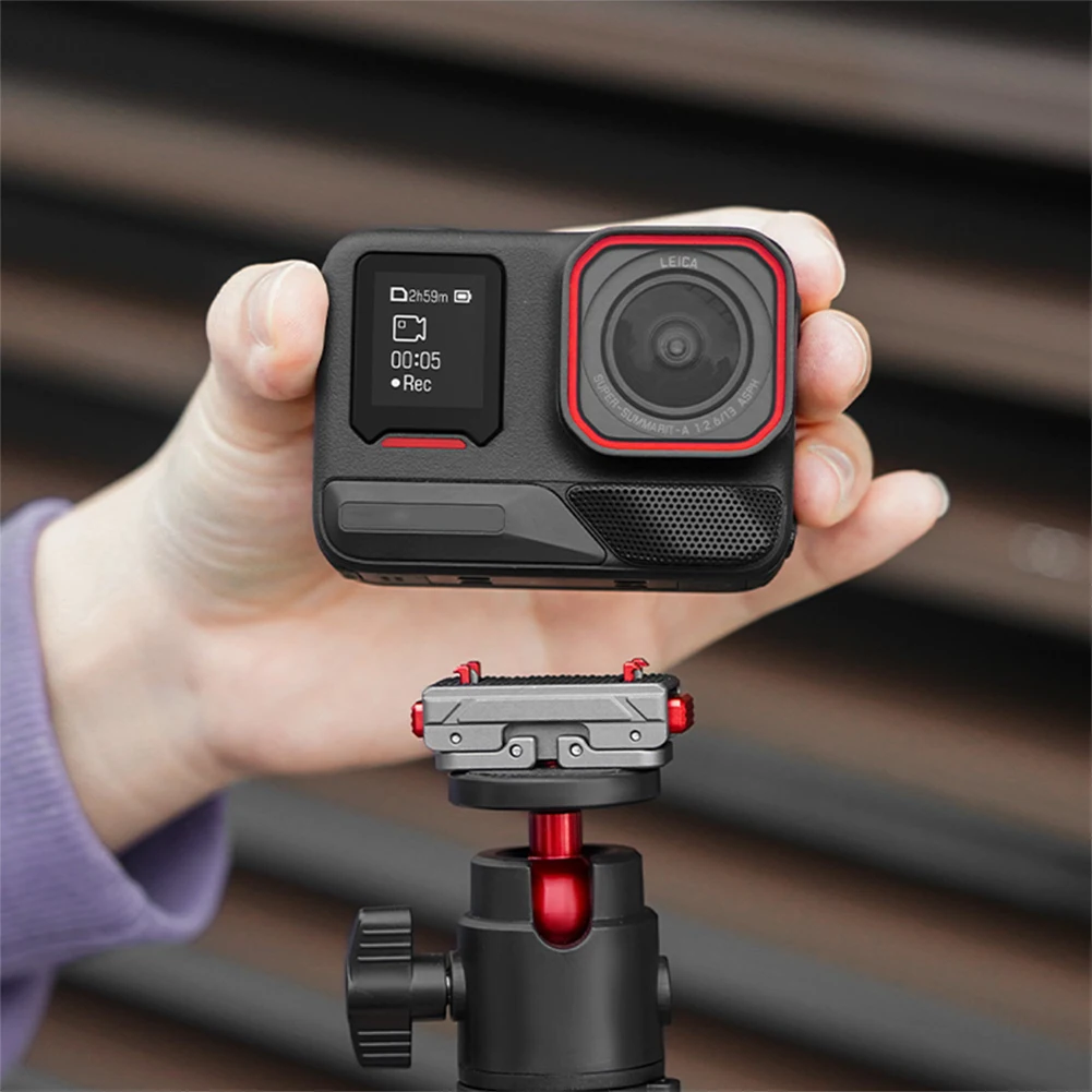 الإفراج السريع محول مغناطيسي قاعدة جبل محول مغناطيسي جبل عمل كاميرا ترايبود محول جبل لوحة ل Insta360 Ace Pro 2 #3