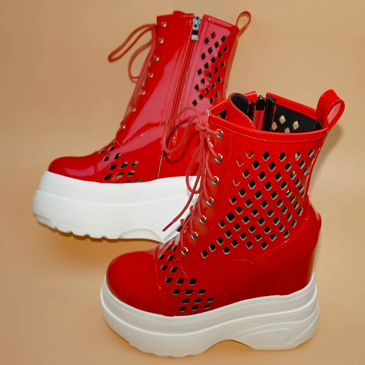 

Increasing Height Pumps Shoes Women Size 47 Patent Leather Wedges High Heel Gladiator Sandals Summer Size 46 45 Chunky Sneakers