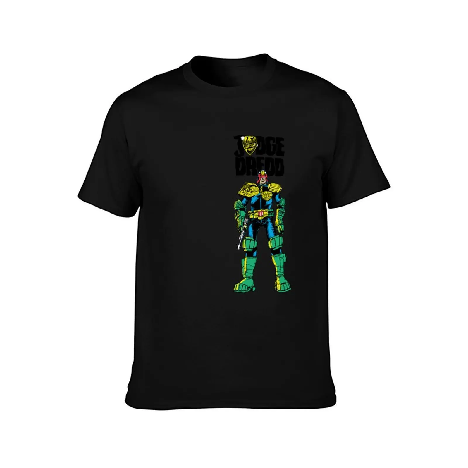 Dredd: Judge, Jury and Executioner (black logo) T-Shirt Simple Graphic Design T-Shirt